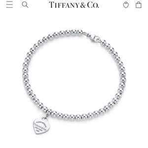 Return to Tiffany beaded bracelet (silver)